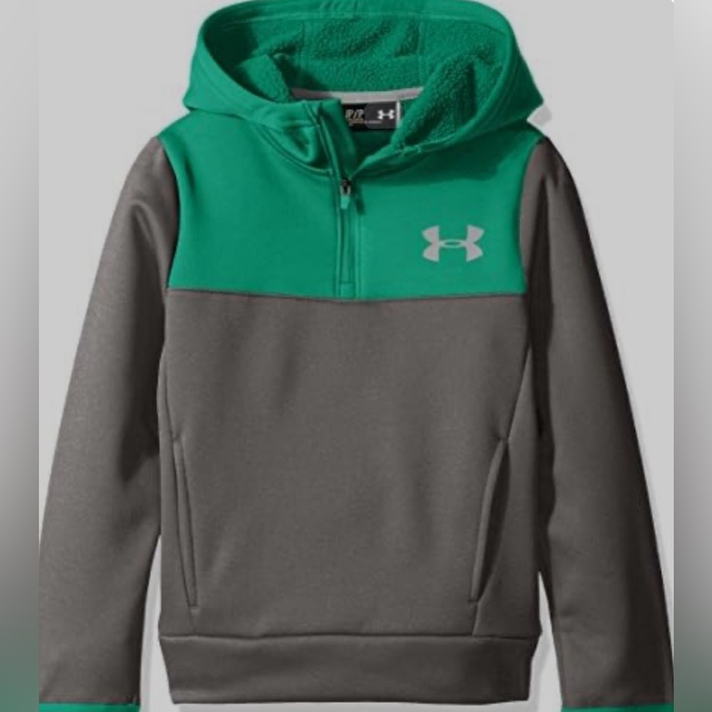 Under Armour Boys quarter zip Hoodie - approx size 8-10